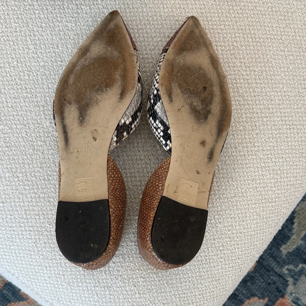 Sadie Flats in Snakeskin-Women's Shoes - Picture 4 of 4